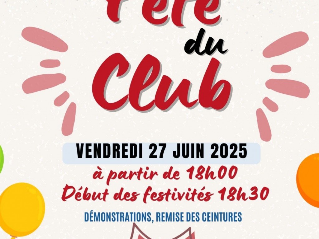 Image de l'actu 'Fête du club & remises des ceintures'